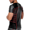 NEK T-shirt TOP ORMETO Noir-Rouge